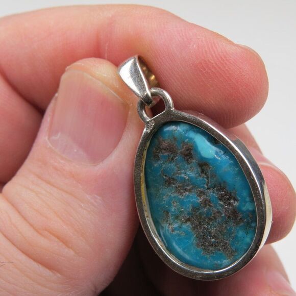 $300 Turquoise Sterling Silver Pendent